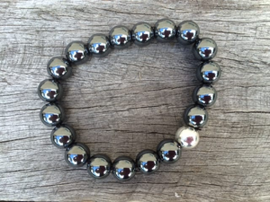 Perles noires sculptées en hématite, pierres précieuses durables pour bijoux homme et femme - Product Image 3