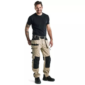 Pantalon de travail de sécurité haute visibilité réfléchissant, résistant à l'usure, robuste, pour hommes, de haute qualité, fabriqué au Pakistan - Product Image 1