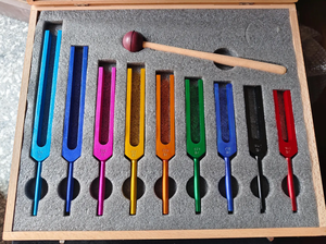 Kit de diapones Solfeggio de 9 piezas – Frecuencias curativas sin peso con estuche de madera. - Product Image 5