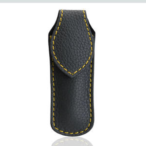 กระเป๋าหนังสั่งทำพิเศษสำหรับกรรไกรตัดผมและคีมขนาดใหญ่ |   เคสหนังวัวแท้ |   กล่องใส่ของขนาดกะทัดรัด 9 x 3.5 x 1 ซม. - Product Image 1