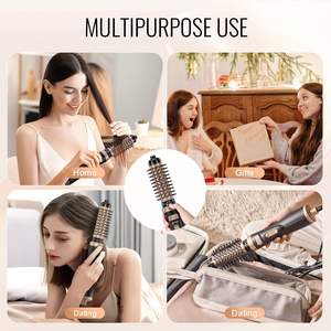 Cepillo de Aire Caliente Iónico de 1.5\" y 2\" con Cabezal Recubierto de Cerámica, 4 en 1, Secador de Pelo, Estilizador, Voluminizador, 3 Temperaturas, Secado Rápido - Product Image 6
