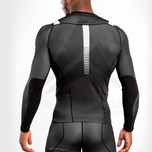 Camiseta Deportiva de Compresión para Hombre, Protección UV, Ligera, de Secado Rápido, para Playa, Surf y Deportes Acuáticos, Venta al Por Mayor - Product Image 4
