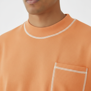 Camiseta de Manga Corta de 2 Piezas para Hombre, Informal, Moderna, Estampada, de Verano, de Poliéster y Algodón, Transpirable, para el Fin de Semana - Product Image 2