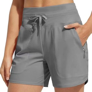 Custom <b>Women</b> Beach <b>Shorts</b> Quick Dry <b>Swimming</b> Sportswear Elastic Waist OEM ODM Factory Manufacturer Bulk Wholesale - Product Image 3