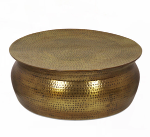 Mesa de Centro Moderna y Elegante de Metal, Mueble de Lujo Hecho a Mano para Sala de Estar, con Almacenamiento y Decoración para Hogar u Oficina - Product Image 1