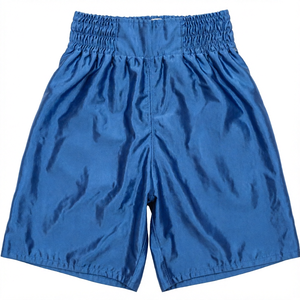 Pantalones Cortos de Boxeo Azules para Hombre, de Poliéster, Cómodos, para Todas las Temporadas, Ropa de Entrenamiento - Product Image 1