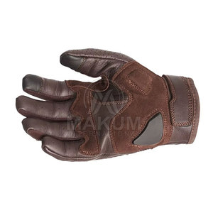 Gants de moto élégants en cuir souple, tissu léger et durable pour hommes - Product Image 3