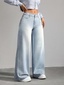 Top Seller Vintage Mom Jeans Classic High Rise Women's Denim Pants Fast Shipping - Product Image 3