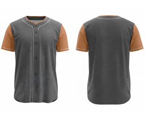 Maillot de baseball personnalisé en polyester respirant à séchage rapide, tenue de sport d'équipe, uniforme sur mesure, coupe premium - Product Image 5
