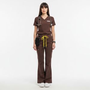 OEM Custom Nurse <b>Scrubs</b> <b>Set</b> Breathable Lightweight Medical Uniform Comfortable Hospital Workwear Wholesale <b>scrub</b> uniform - Product Image 2