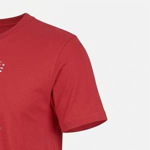 Camisetas de Hombre con Logotipo Personalizado, Rojas, de Alta Calidad, de Algodón y Poliéster, de Secado Rápido, Ropa Urbana, Artículos de Alta Rotación - Product Image 6