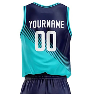เสื้อบาสเก็ตบอลคุณภาพสูง แบบสั่งทำพิเศษด้วยเทคนิค Sublimation ผลิตจากโพลีเอสเตอร์ 100% รับผลิตแบบ OEM ขายส่ง รับผลิตแบรนด์ส่วนตัว - Product Image 4