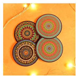 MDF <b>Coaster</b> Enamel Printed Fast Delivery Classic Eco-Friendly MDF <b>Drink</b> <b>Coaster</b> Modern Design MDF <b>Coaster</b> - Product Image 3