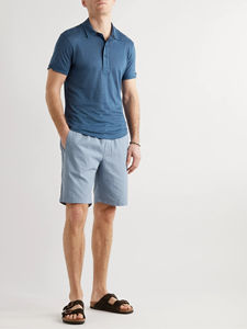 เสื้อเชิ้ตผู้ชายไซส์ใหญ่ ผ้าฝ้ายสีพื้น ทรงเข้ารูป สั่งตัดได้ ป้องกันรอยยับ สวมใส่สบายสำหรับฤดูร้อน - Product Image 5