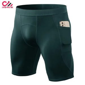 High Quality Custom Logo Compression <b>Gymnastics</b> <b>Shorts</b> Performance-Focused Casual Solid Pattern Clothing for Gym Wear - Product Image 2