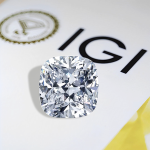 Diamante cultivado en laboratorio, certificado, incoloro, de 1.00 a 1.10 quilates, color D E F, tipo 2A, gema suelta en forma ovalada, pera y cojín, popular. - Product Image 6