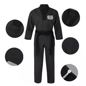 Uniforme de Taekwondo ECOSPIRE SPORTS de haute qualité, design personnalisé, nouvelle arrivée, vêtements d'arts martiaux, 100% coton, respirant, séchage rapide - Product Image 2
