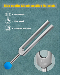 Ensemble de diapasons Solfeggio, 9 pièces, pour la guérison, 174 Hz, 285 Hz, 396 Hz, 417 Hz, ... - Product Image 6