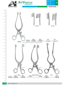 Rétracteur chirurgical manuel réutilisable en acier inoxydable Super Qualité A-1 VERITAS Weitlaner 20cm/25cm 3x4/5x6 dents - Product Image 6