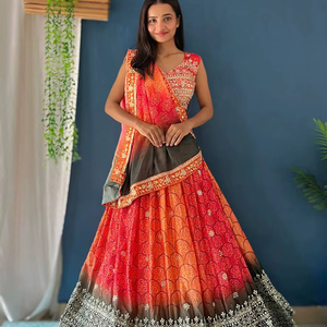 Latest Designer Wedding Lehenga Choli <b>Dupatta</b> Set Modern Style Butterfly <b>Net</b> Customizable Unstitched Machine Party Wear Diwali - Product Image 1