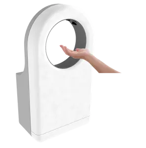 Ticari banyo için 2024 patentli yüksek hızlı jet elektrik el kurutma makinesi enerji tasarrufu 1600W çift el kurutma makinesi HEPA filtre