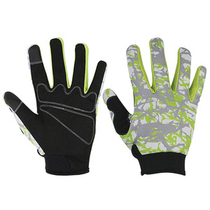Gants de cyclisme à doigts entiers avec grip antidérapant et design respirant pour les sports de plein air unisexes, utilisation estivale - Product Image 1