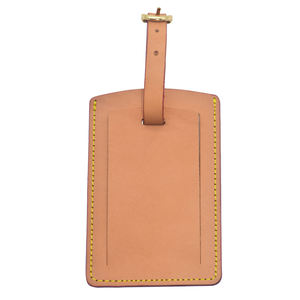 Étiquette de bagage personnalisée en cuir PU pour mariage, étiquette de valise de voyage en cuir, étiquette de sac à main, étiquette de bagage en gros - Product Image 1