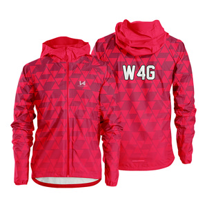 Customizable Eco Friendly Custom Printed Quick Dry <b>Waterproof</b> Breathable Windproof 100% Nylon Casual Hooded Windbreaker <b>Jackets</b> - Product Image 3