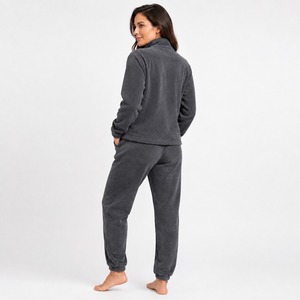 New Arrival Women's Fleece <b>Tracksuit</b> Premium Cotton Blend Hoodie and Pants Set Durable <b>Stitching</b> High Quality Women <b>Tracksuit</b> - Product Image 2