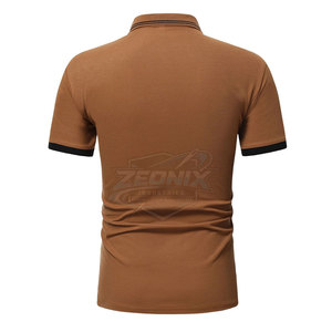 Camisetas de Punto de Color Sólido de Primera Calidad, 100% Algodón, Tallas Grandes para Hombre, Ropa de Verano, Precio Bajo al por Mayor para Adultos - Product Image 3