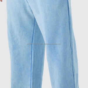 Nueva llegada último estilo de moda Pantalones de doble cintura bolsillos laterales hombres Color sólido pantalones de doble cintura - Product Image 5