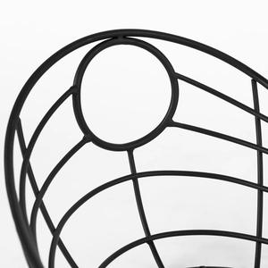 Panier de rangement en métal thermolaqué, bac organisateur en fil métallique durable pour étagère de cuisine - Product Image 6