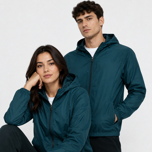 Veste de safari imperméable à capuche pour homme de haute qualité, vêtements de sport d'extérieur, 100% polyester, légère, veste de pluie pour le golf - Product Image 2