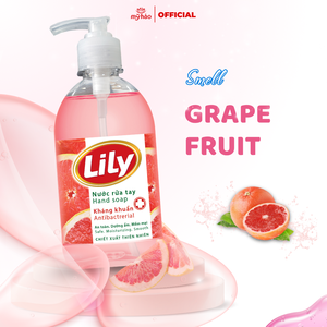 Savon liquide pour les mains Lily, nettoyage en profondeur, flacon pompe, parfum lavande, aloe vera, pamplemousse et extraits naturels - Product Image 2