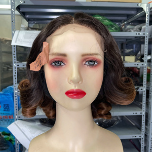 Peluca de Cabello Virgen Rizado y Voluminoso Vietnamita para Mujer, Color Marrón Piano con Reflejos, Precio de Fábrica al por Mayor, Producto Capilar de Moda - Product Image 4