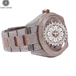 Charm Jewels Luxury Stainless Steel <b>Watch</b> 38mm Round Dial Analog Quartz Movement Sapphire Crystal Women's Fashion Timepiece - Product Image 5