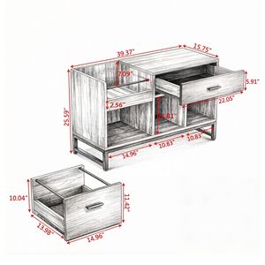 Armadio Portadocumenti in Metallo di Grande Capacità con Vano Chiudibile a Chiave per Casa, Ufficio e Scuola - Product Image 3