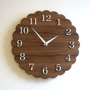 Wooden Craftsmanship <b>Clock</b> Elegant Decorative Timepiece for Living Room Bedroom Workspace and Hospitality Decor - Product Image 3