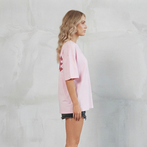 Camiseta Premium Oversize Holgada de Manga Corta para Mujer, de Algodón, Estilo Urbano, Ajuste Holgado - Product Image 3