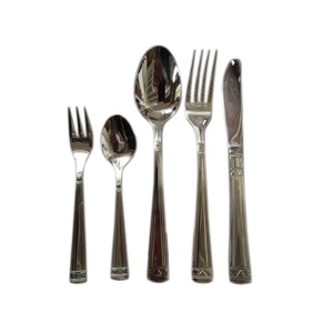 Couverts de Table en acier inoxydable, décoration de qualité d'hôtel, pour la maison, les repas - Product Image 1