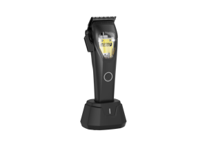 เครื่องตัดแต่งขนไร้สาย ROMAN Professional พร้อมแท่นชาร์จ ใบมีดเคลือบ DLC มอเตอร์เวกเตอร์ ชาร์จแบบ Type-C แบตเตอรี่ 2000mAh สำหรับใช้ในบ้าน - Product Image 3