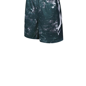 Tenue de Basketball Personnalisée Pas Chère, Respirante, Séchage Rapide, Ensemble Maillot d'Équipe Imprimé, Vêtements de Sport en Gros pour Hommes et Femmes, 100% Polyester - Product Image 4