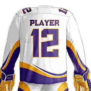 Uniforme de Hockey sobre Hielo Sublimado de Diseño Popular, Transpirable, 100% Poliéster, de la Mejor Calidad, Nueva Llegada, para Adultos, MOQ Bajo, Servicio OEM - Product Image 5