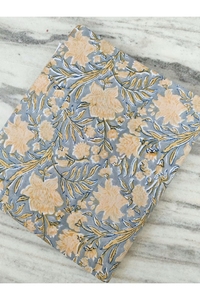 Wholesale Indian Handmade Soft Cotton Fabric Jaipur Sanganeri Hand Block Printed <b>Dresses</b> Curtains Covers Home Decor Boys & Girls - Product Image 3