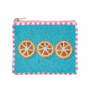 Pochette à monnaie tendance en perles de rocaille brodées pour accessoires, pochette à monnaie traditionnelle en perles de rocaille brodées avec une finition soignée - Product Image 2