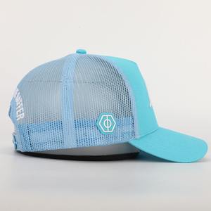 Fabricant OEM pour casquette de baseball en maille à 5 panneaux personnalisée, coton, fermeture à pression, logo brodé 3D, sportive, respirante, imperméable - Product Image 5