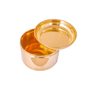 Hammered Brass Laddu Storage <b>Box</b> Gold Polished For Tabletop Kitchen Storage Organizer Sweet <b>Box</b> Brass <b>Mithai</b> <b>Box</b> - Product Image 3