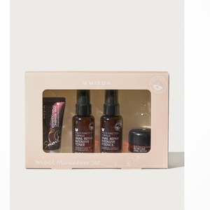 Cuidado de la piel Mizon Korean K-Beauty Snail Miniature Set de 4 piezas Hecho en Corea SnailMucin Productos unisex para el cuidado de la piel - Product Image 2