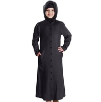 Abayas Kimono Personnalisées en Soie Respirante, Modestes, Grandes Tailles, Style Enfant, Mode Modeste, Ramadan, Aïd, Dubaï, Abaya Islamique Faite à la Main pour Musulmanes