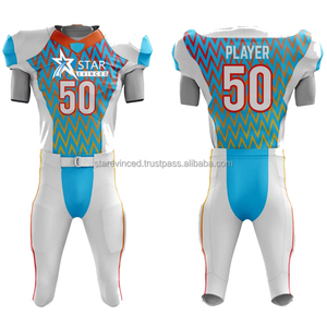 Uniforme de Fútbol Americano en Todas las Tallas, Precio Bajo, Superventas, Talla Grande, 100% Poliéster, Secado Rápido, Transpirable, Antibacteriano, Anti-UV - Product Image 6